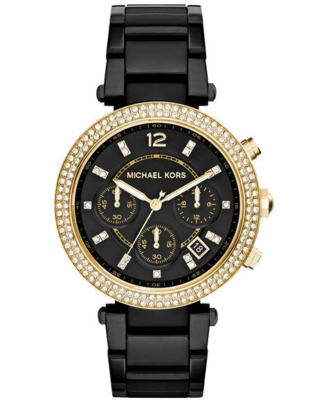 black mk watch women